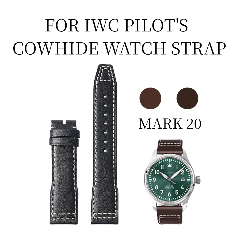 Fits IWC Mark XX calfskin watch strap