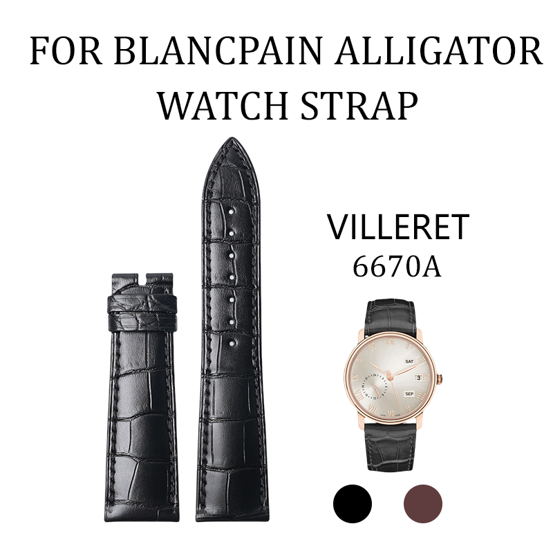 Fits Blancpain Villeret 6632/6670A watch strap