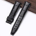 Genuine leather watch strap for men, fits IWC Portofino (IW356501, IW391001), Portugieser Chronograph (IW371445, IW371601), Portugieser 7 Days (IW500701), Pilot’s Watch (IW377714, IW388101), 20mm/21mm/22mm lug width
