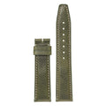 Genuine leather watch strap for IWC and Omega, men's vintage style, 20mm crazy horse leather, also fits Tissot and Longines
