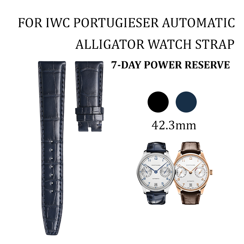 Fits IWC Portuguese 7-Day Power Reserve 42.3mm watch strap