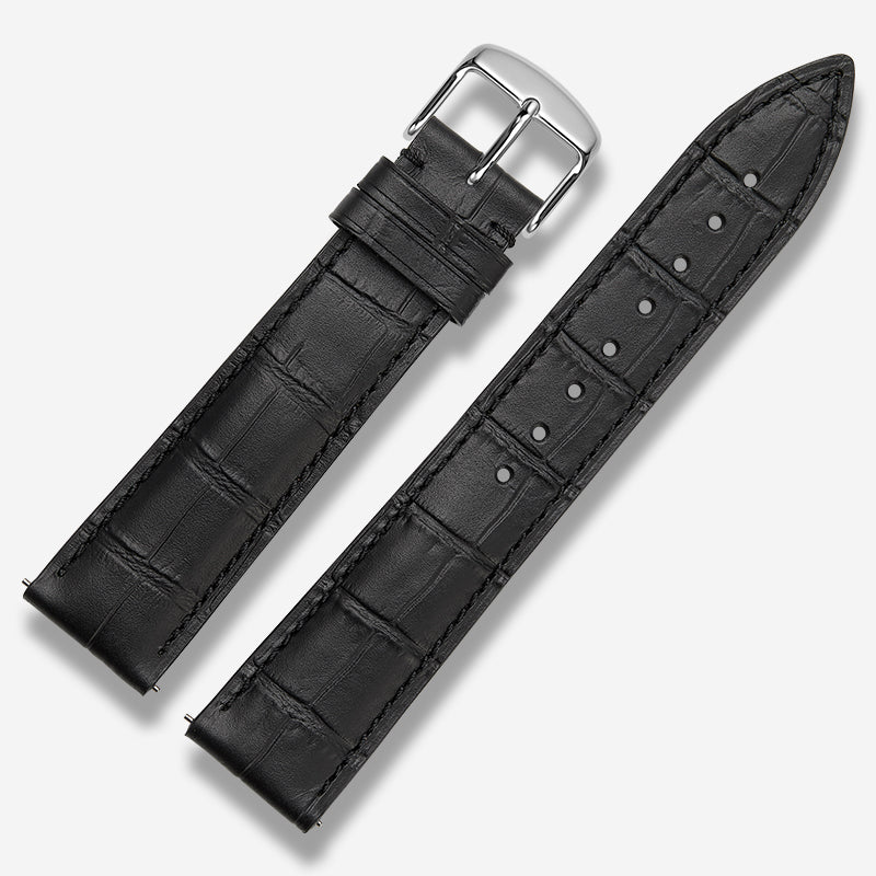 Italian genuine calfskin watch strap for men and women, fits Tissot, Omega De Ville Prestige (424.13.40.20.02.001), IWC, Longines