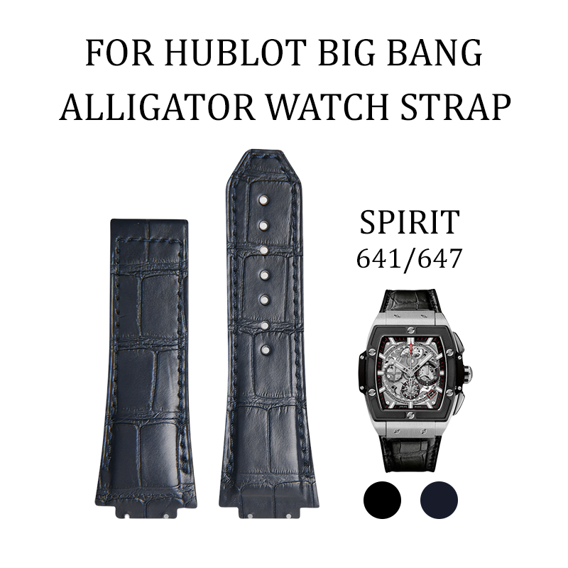 Fits Hublot Spirit Series 641 647 watch strap