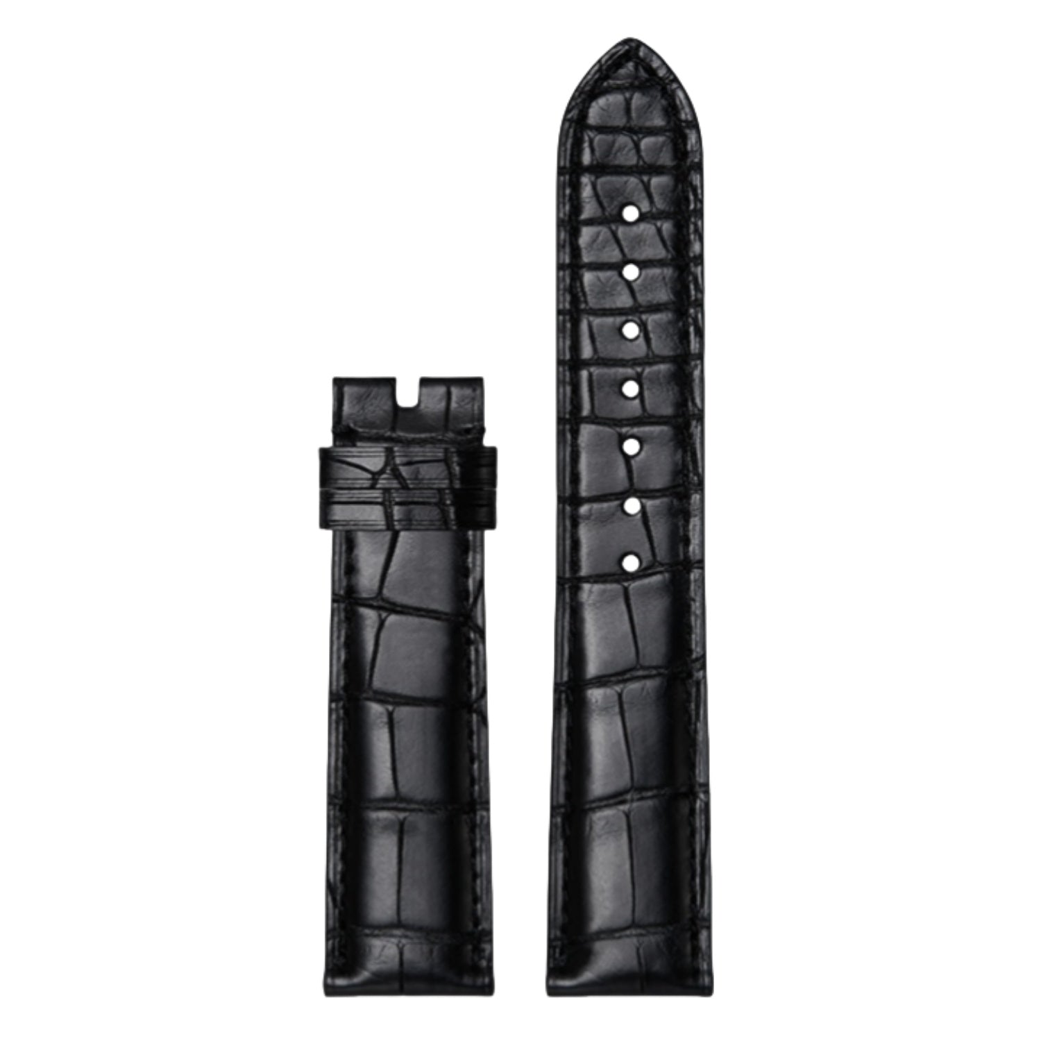 Genuine American Alligator Leather Watch Strap for Omega Men | Speedmaster 310.32.42.50.01.002, Seamaster 210.32.42.20.01.001, De Ville 424.13.40.21.02.001 | Premium Replacement Band