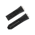 Fits Hublot Fusion 411, 414 ALLIGATOR strap with rubber insert