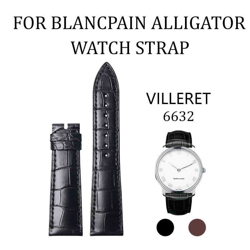 Fits Blancpain Villeret 6632/6670A watch strap