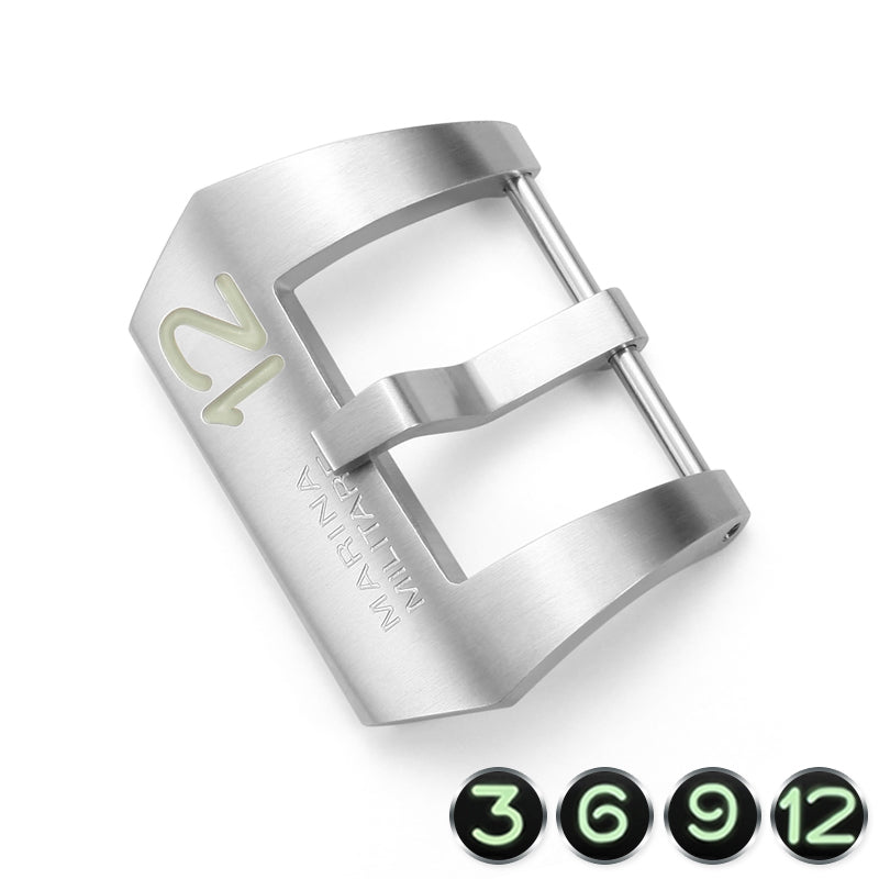 316L Stainless Steel Luminous Pin Buckle for Panerai, Watch Clasp Accessories 24mm