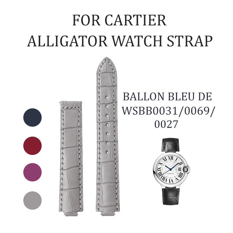 Fits Cartier Ballon Bleu 33mm watch strap