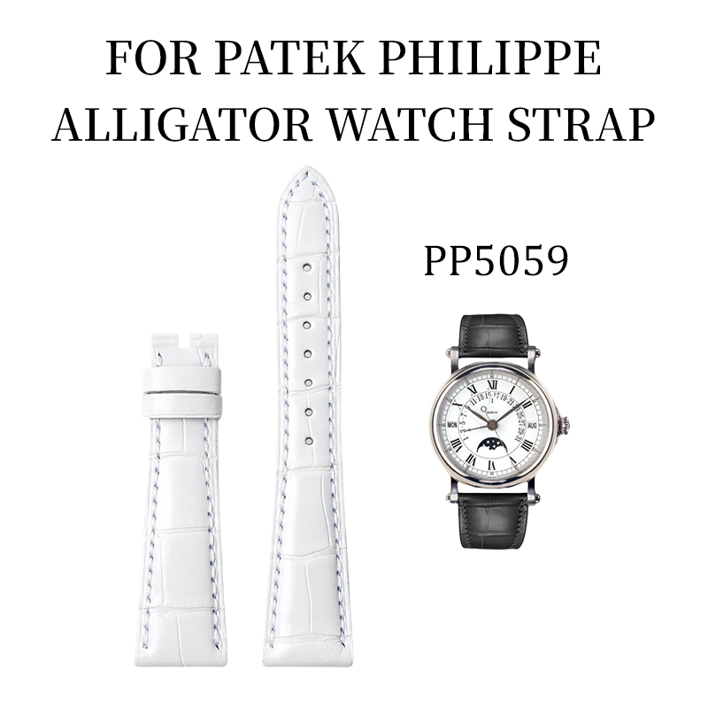 Fits Patek Philippe 5059 watch strap ALLIGATOR strap