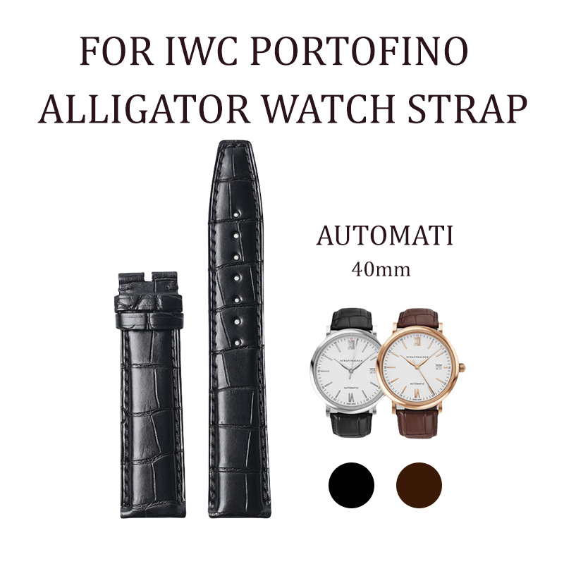 Fits IWC Portofino Automatic 40mm watch strap