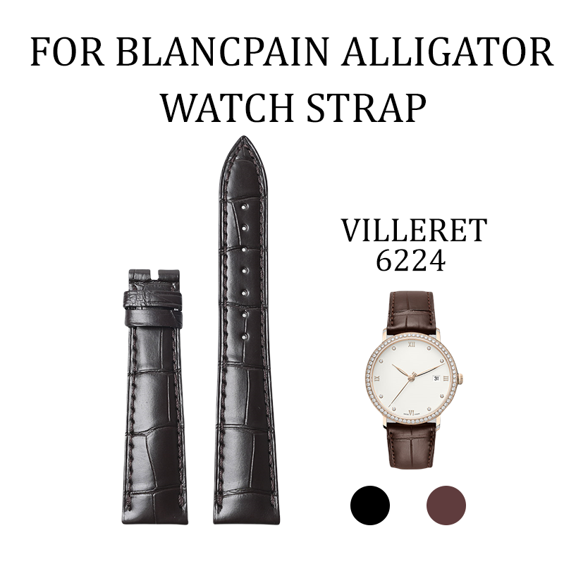 Fits Blancpain Villeret 6057//6224/6653 watch strap