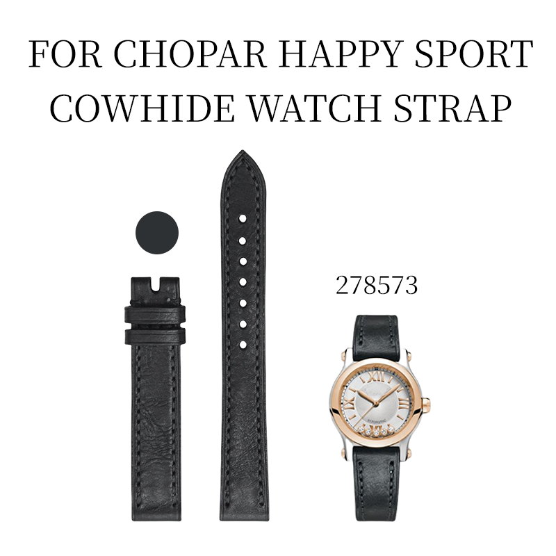 Fits Chopard Happy Sport calfskin 278573 watch strap