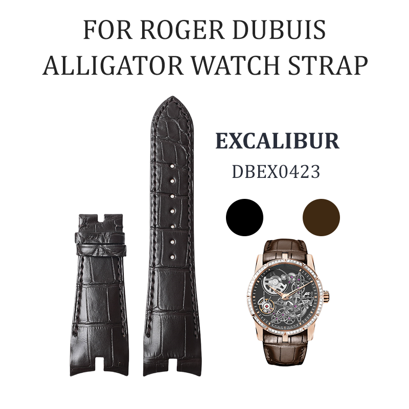Fits Roger Dubuis Excalibur DBEX0423 watch strap