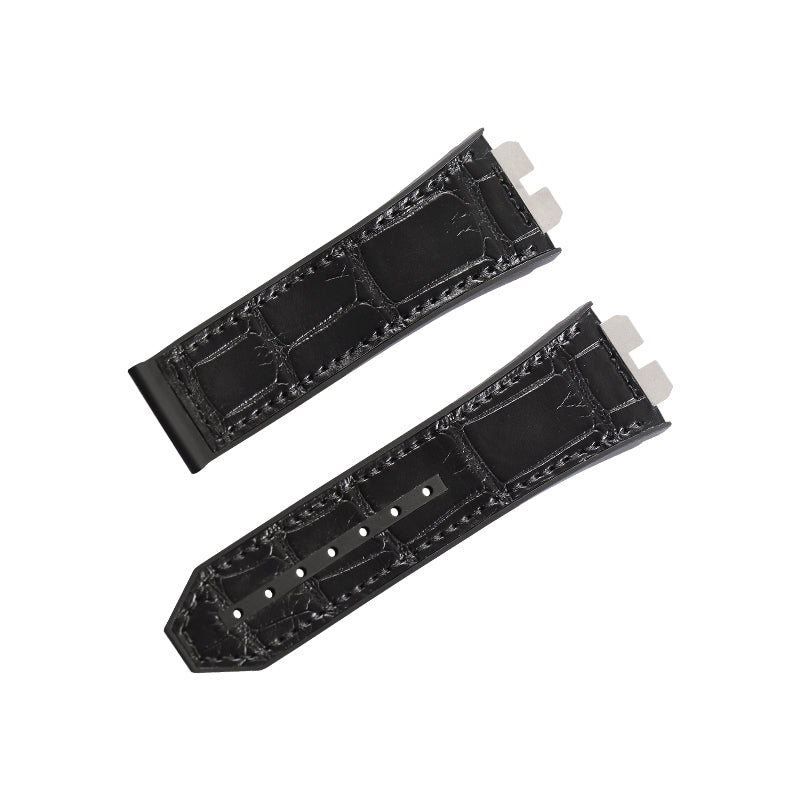Fits Hublot Big Bang 421 ALLIGATOR strap with rubber insert