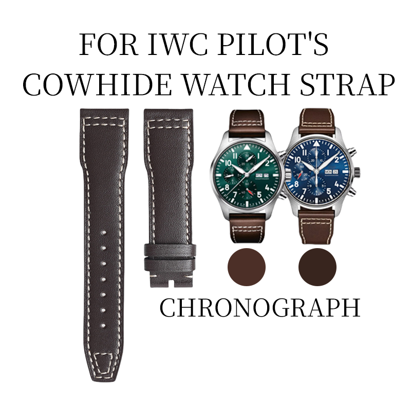 Fits IWC Pilot Chronograph 43mm watch strap