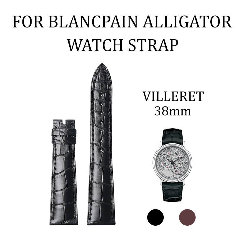 Fits Blancpain Villeret 6057//6224/6653 watch strap