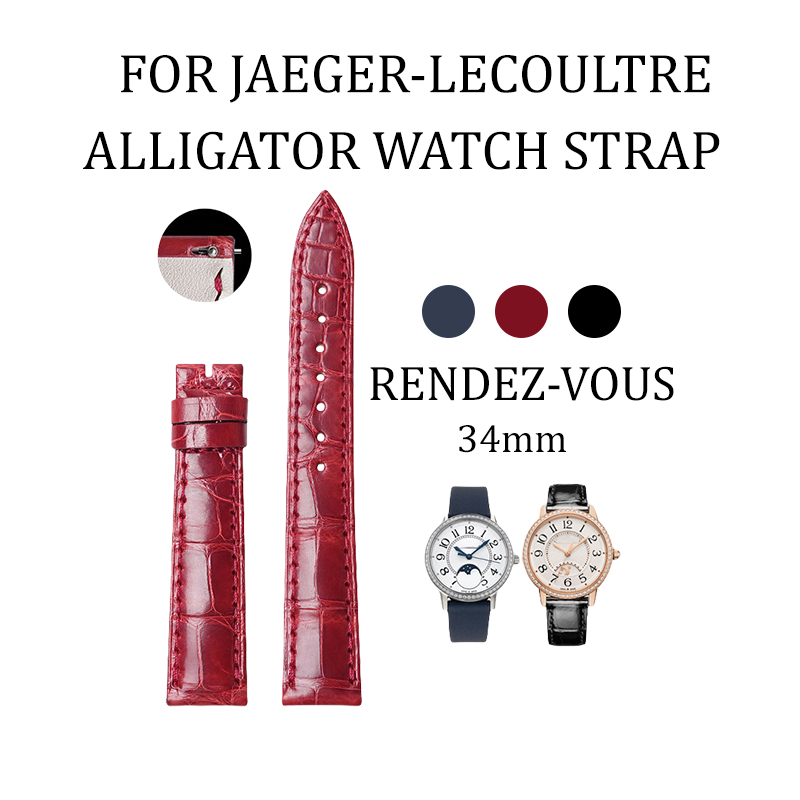 Fits Jaeger-LeCoultre Rendez-Vous Series 34mm watch strap