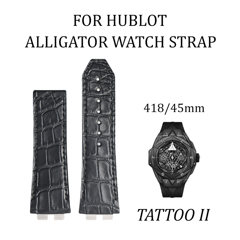 Fits Hublot Big Bang Sang Bleu II 418 watch strap