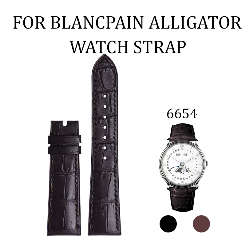 Fits Blancpain 6654 watch strap