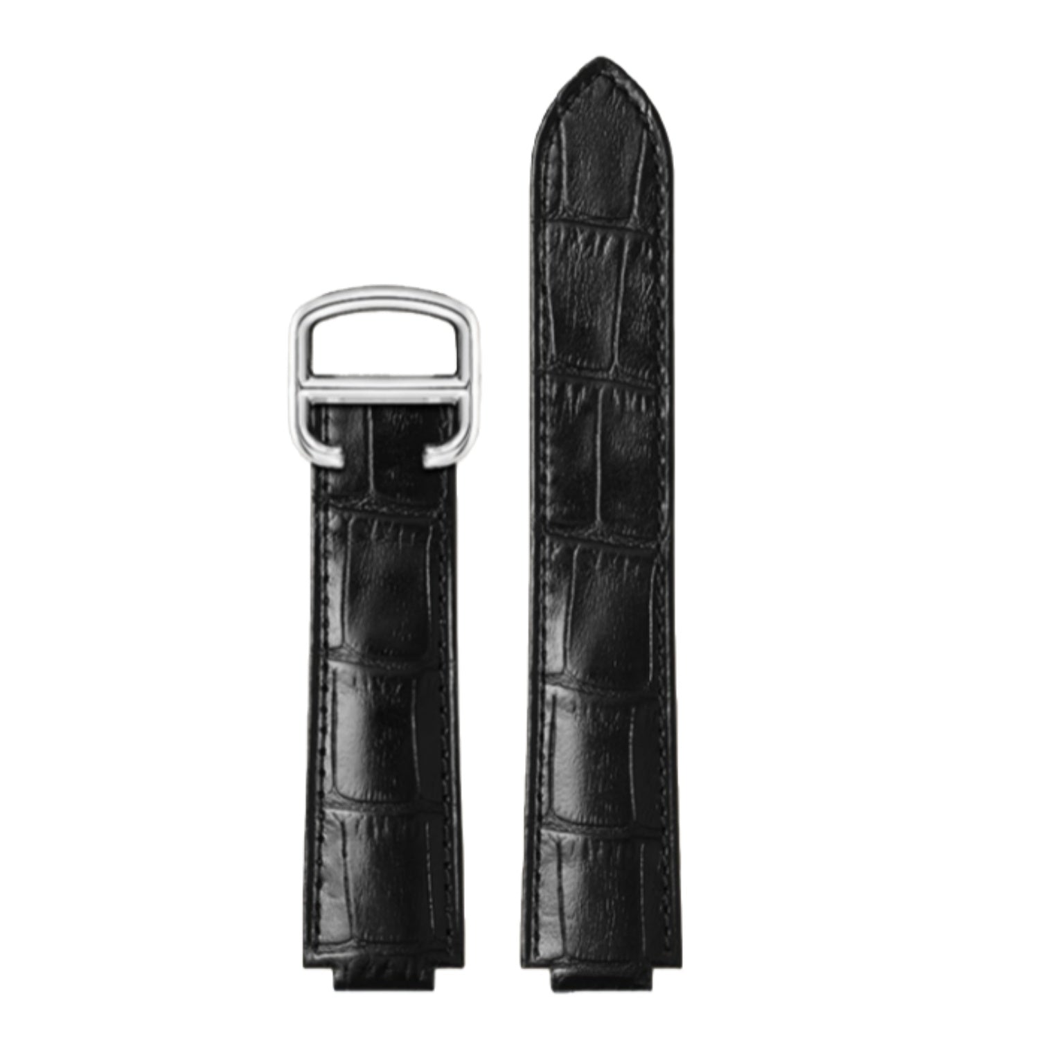 Genuine Alligator & Leather Watch Strap for Cartier Ballon Bleu 23mm Women's / 42mm Men's | Original Style
