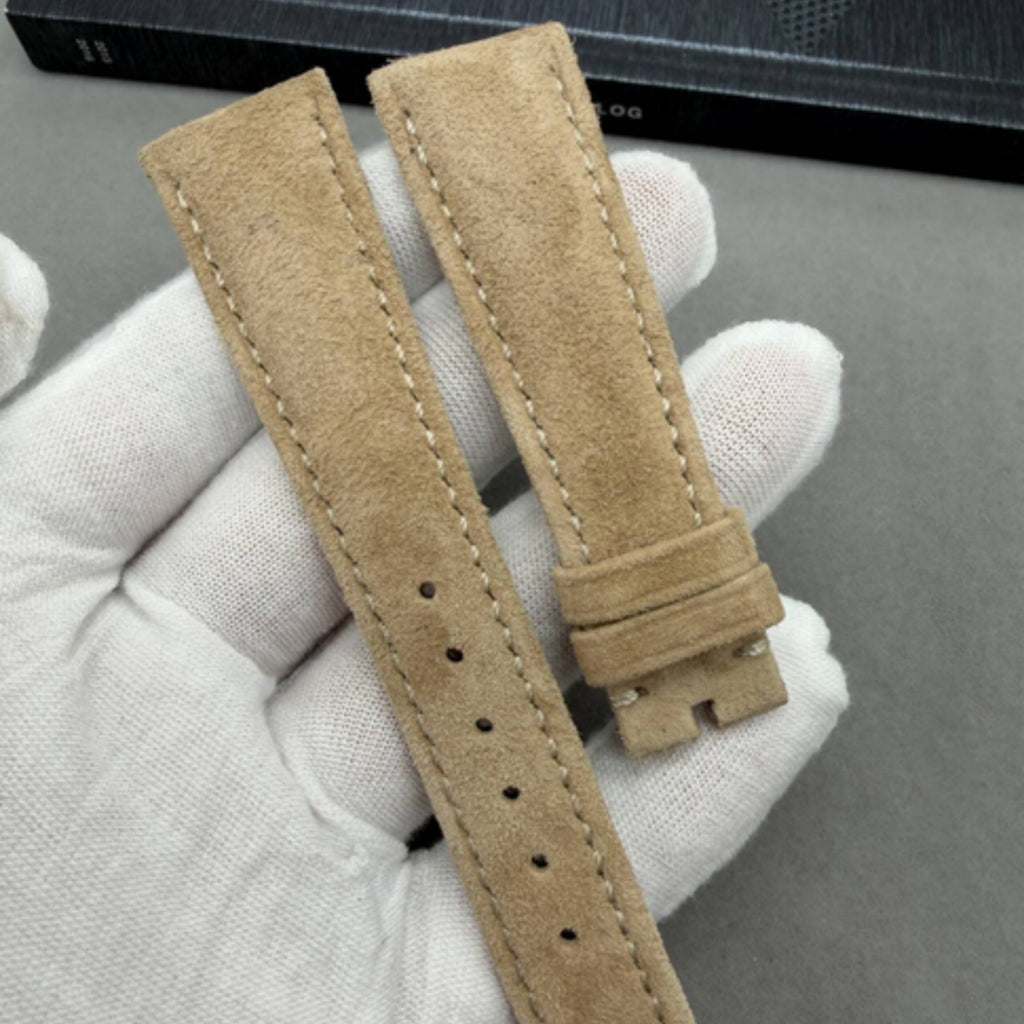 Ivory Yellow Calf Leather Watch Strap Compatible with Patek Philippe 5326