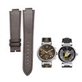 Genuine cowhide leather watch strap, replacement for LV Louis Vuitton Tambour