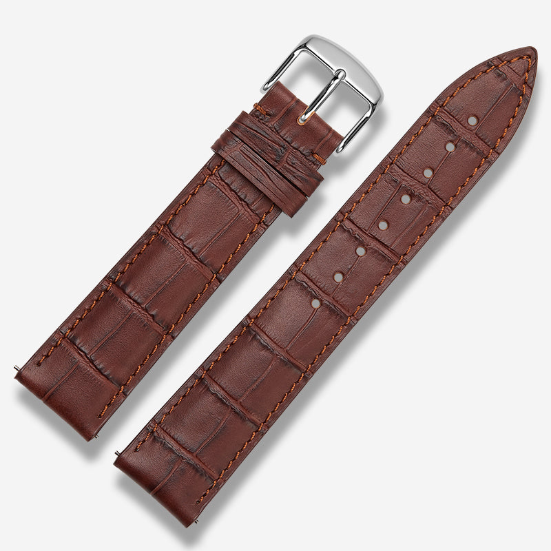 Italian genuine calfskin watch strap for men and women, fits Tissot, Omega De Ville Prestige (424.13.40.20.02.001), IWC, Longines