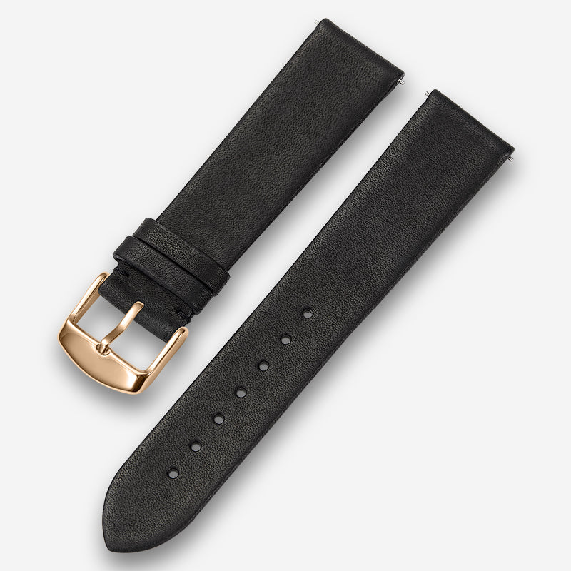 French genuine calfskin watch strap, flat grain ultra-thin design for men and women, fits Tissot, Longines, Omega, CK, Armani, DW