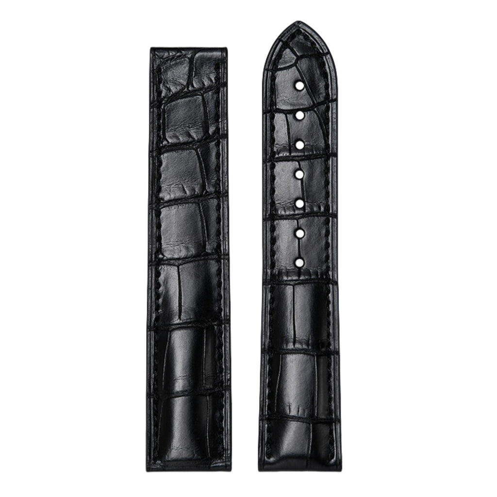 Genuine American Alligator Leather Watch Strap for Omega Men | Speedmaster 310.32.42.50.01.002, Seamaster 210.32.42.20.01.001, De Ville 424.13.40.21.02.001 | Premium Replacement Band