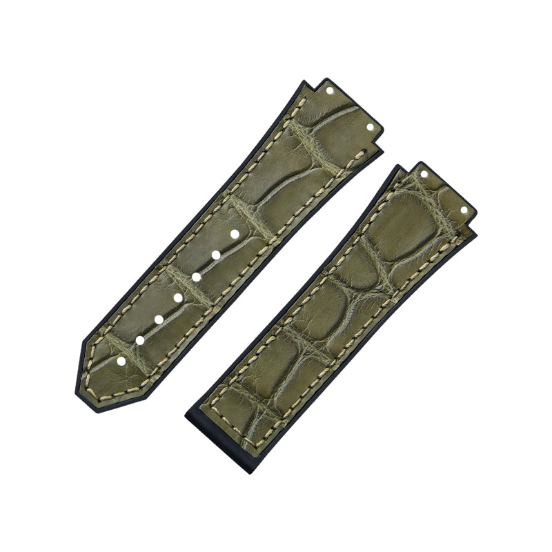 Fits Hublot Classic Fusion Chronograph strap with rubber insert
