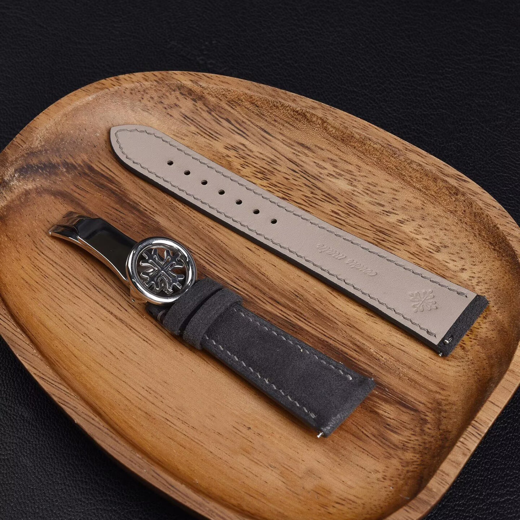 Compatible with Patek Philippe Complications Chronograph 5146 5271 5296 Suede Strap