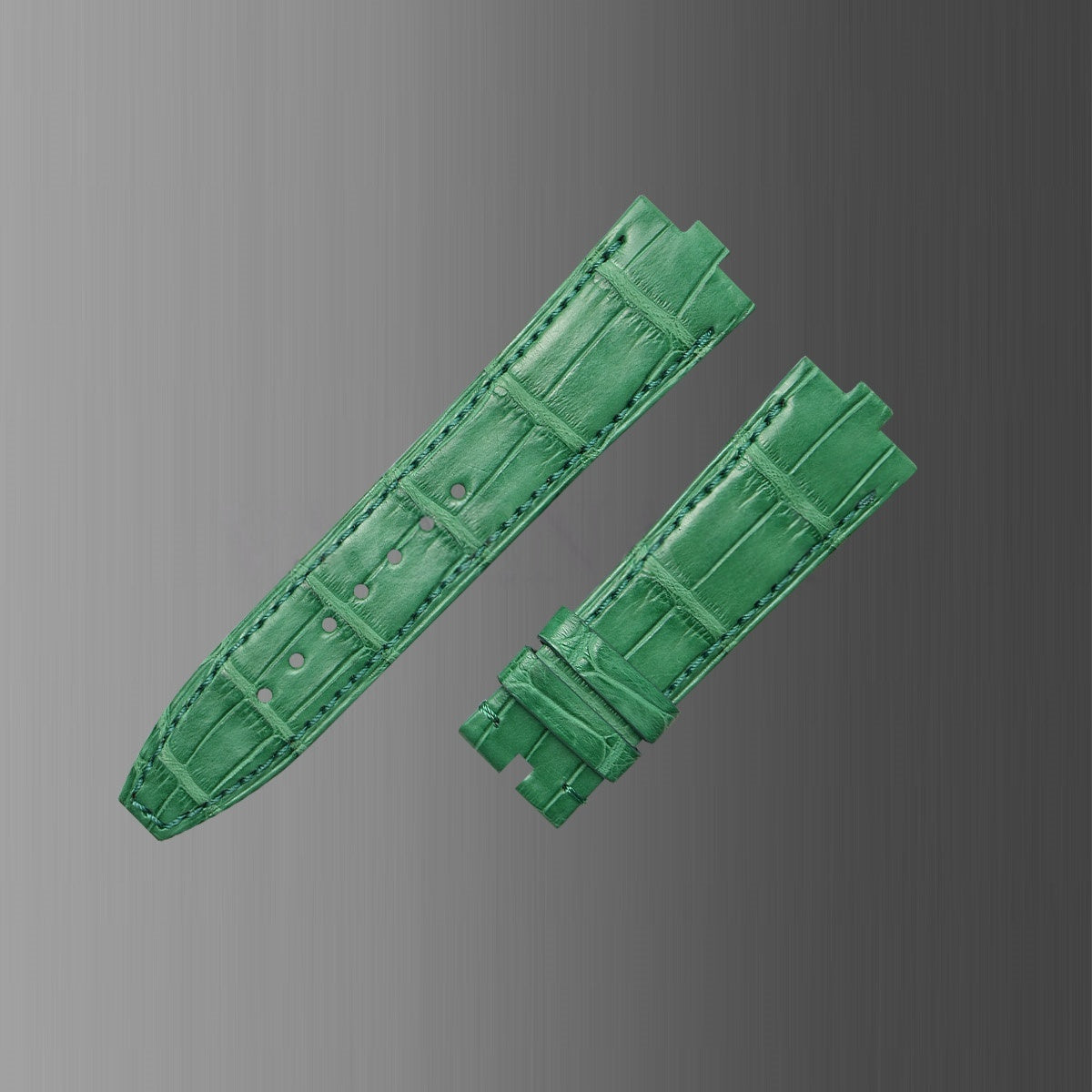 Fits Overseas 4500v 5500v 7900v watch strap, ALLIGATOR leather watch strap