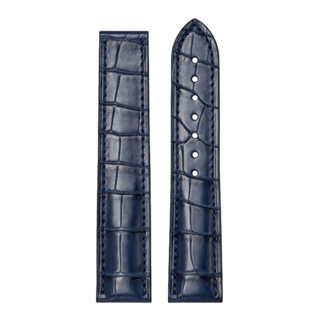 Genuine American Alligator Leather Watch Strap for Omega Men | Speedmaster 310.32.42.50.01.002, Seamaster 210.32.42.20.01.001, De Ville 424.13.40.21.02.001 | Premium Replacement Band