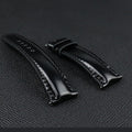 Two-sided genuine leather watch strap - horsehide front, top-grain leather back - handmade, universal fit for Apple, Huawei, Tissot
