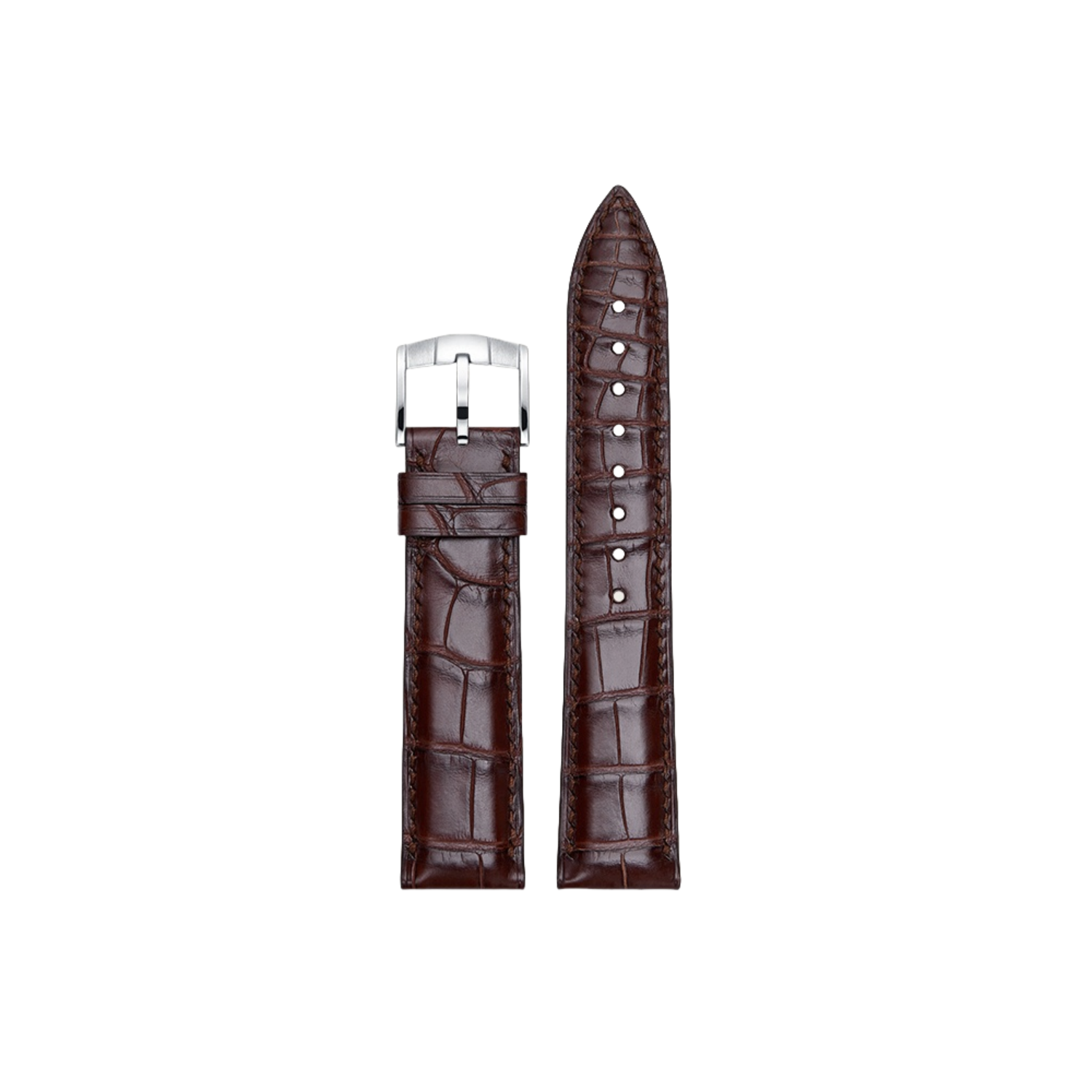 Alligator Leather Watch Strap for Men, Fits Vacheron Constantin, Jaeger-LeCoultre, IWC, Piaget, A. Lange & Söhne, Blancpain