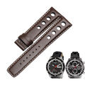 Replacement genuine leather watch strap, compatible with Tissot PRS516 T044 T91 T021 T100.417
