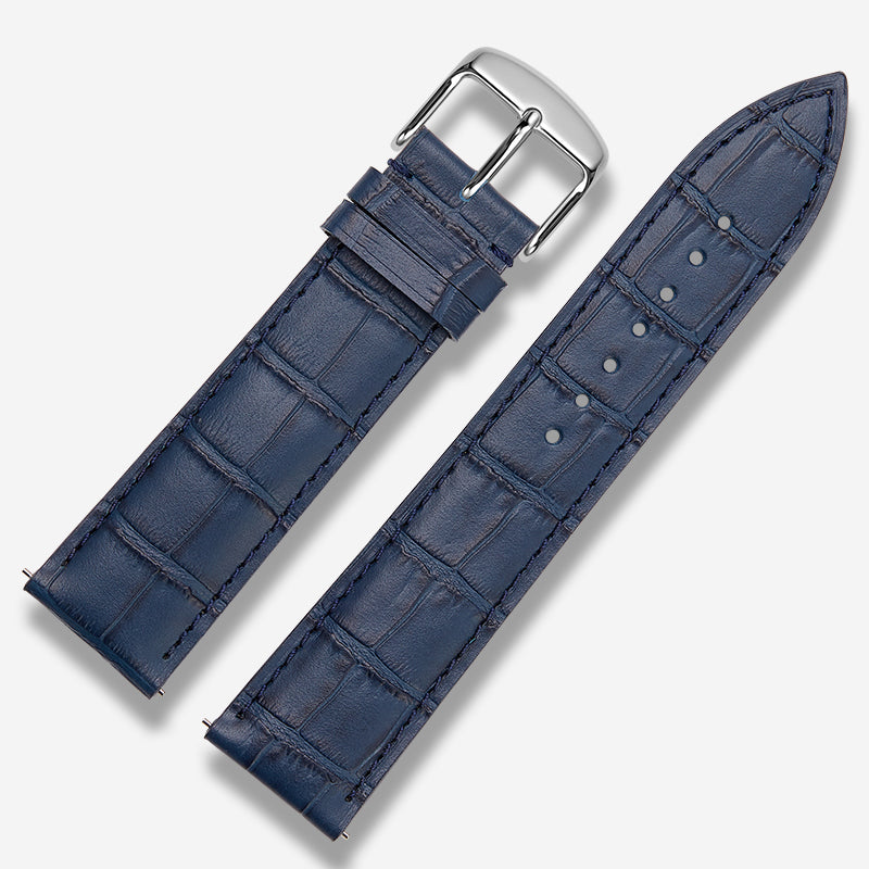 Italian genuine calfskin watch strap for men and women, fits Tissot, Omega De Ville Prestige (424.13.40.20.02.001), IWC, Longines