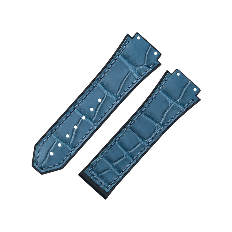 Fits Hublot Classic Fusion ALLIGATOR strap with rubber insert