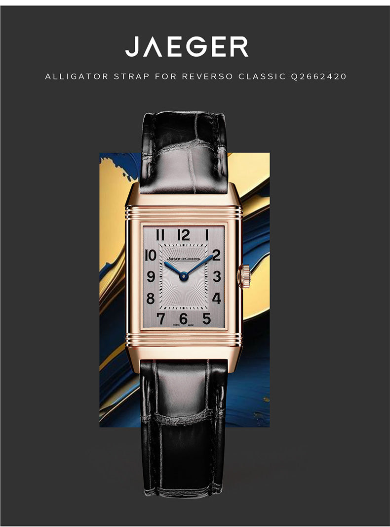 Fits Jaeger-LeCoultre Reverso Q2662420 watch strap