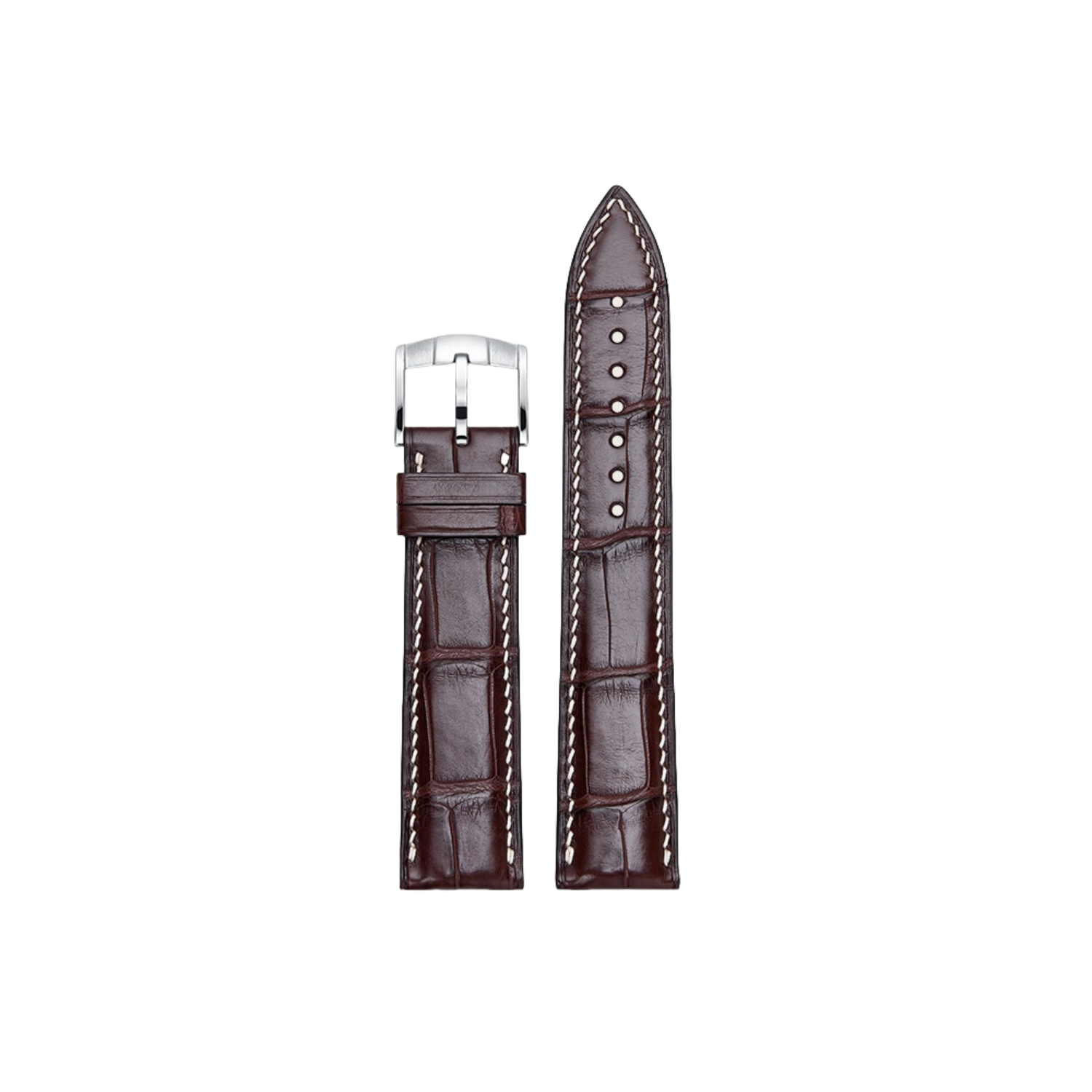 Alligator Leather Watch Strap for Men, Fits Vacheron Constantin, Jaeger-LeCoultre, IWC, Piaget, A. Lange & Söhne, Blancpain