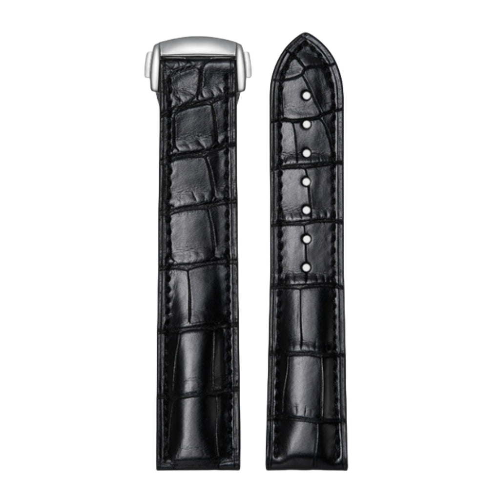 Genuine American Alligator Leather Watch Strap for Omega Men | Speedmaster 310.32.42.50.01.002, Seamaster 210.32.42.20.01.001, De Ville 424.13.40.21.02.001 | Premium Replacement Band