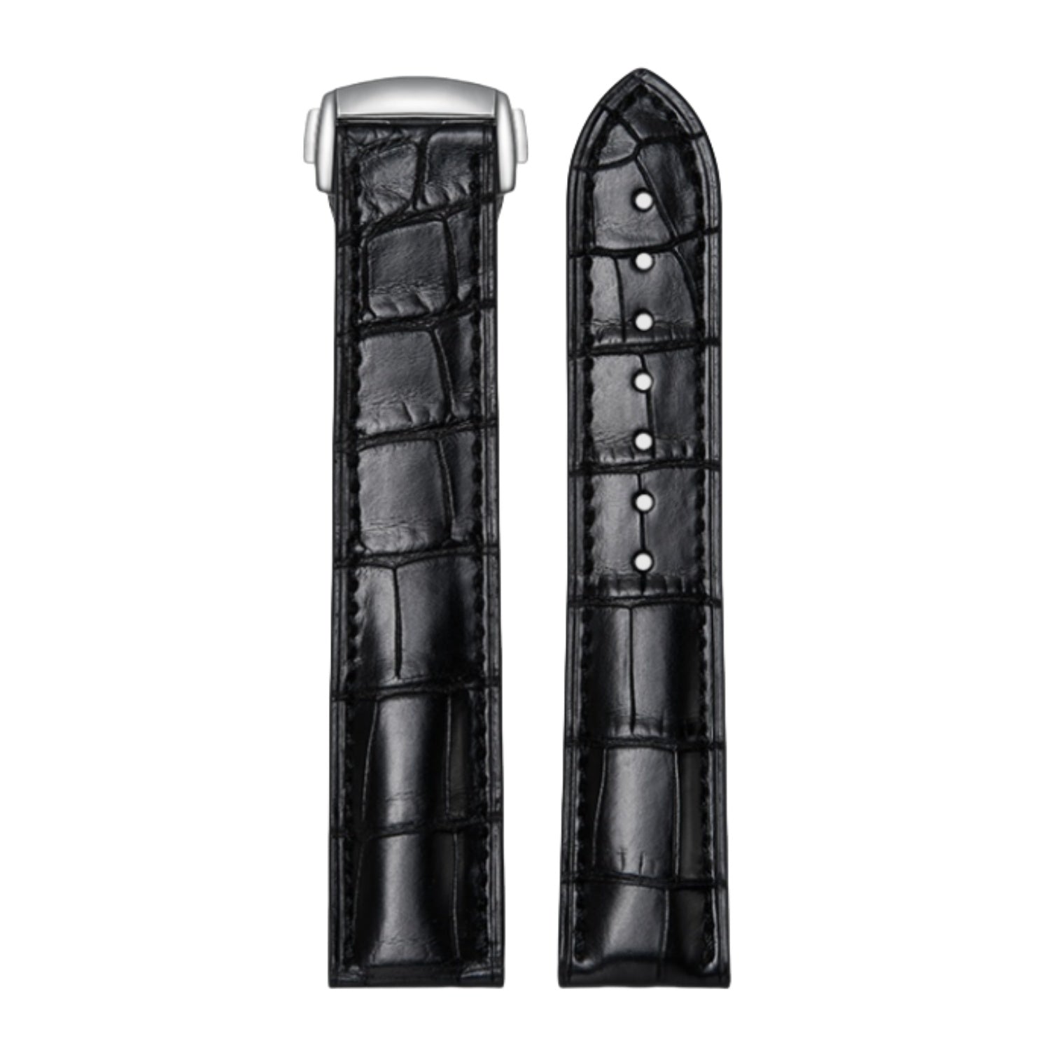 Genuine American Alligator Leather Watch Strap for Omega Men | Speedmaster 310.32.42.50.01.002, Seamaster 210.32.42.20.01.001, De Ville 424.13.40.21.02.001 | Premium Replacement Band