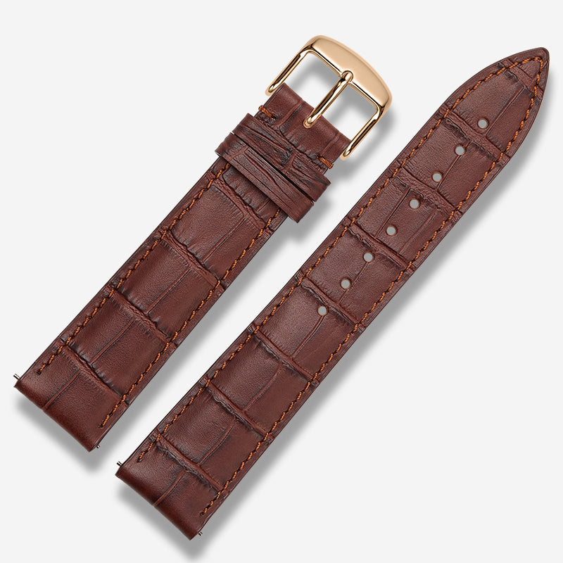 Italian genuine calfskin watch strap for men and women, fits Tissot, Omega De Ville Prestige (424.13.40.20.02.001), IWC, Longines