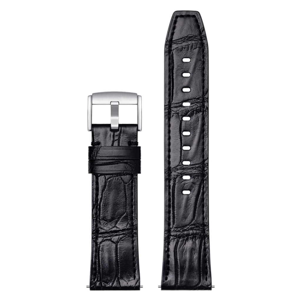 Genuine Alligator Leather Watch Strap for Huawei GT5/GT6/GT4/GT3, Ultimate Design, Watch Buds, 46mm, Fashion Genuine Leather Band