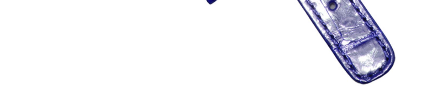 Compatible with Patek Philippe 3738 & 5738 series, ALLIGATOR leather watch strap for men and women, genuine original style with notched end.