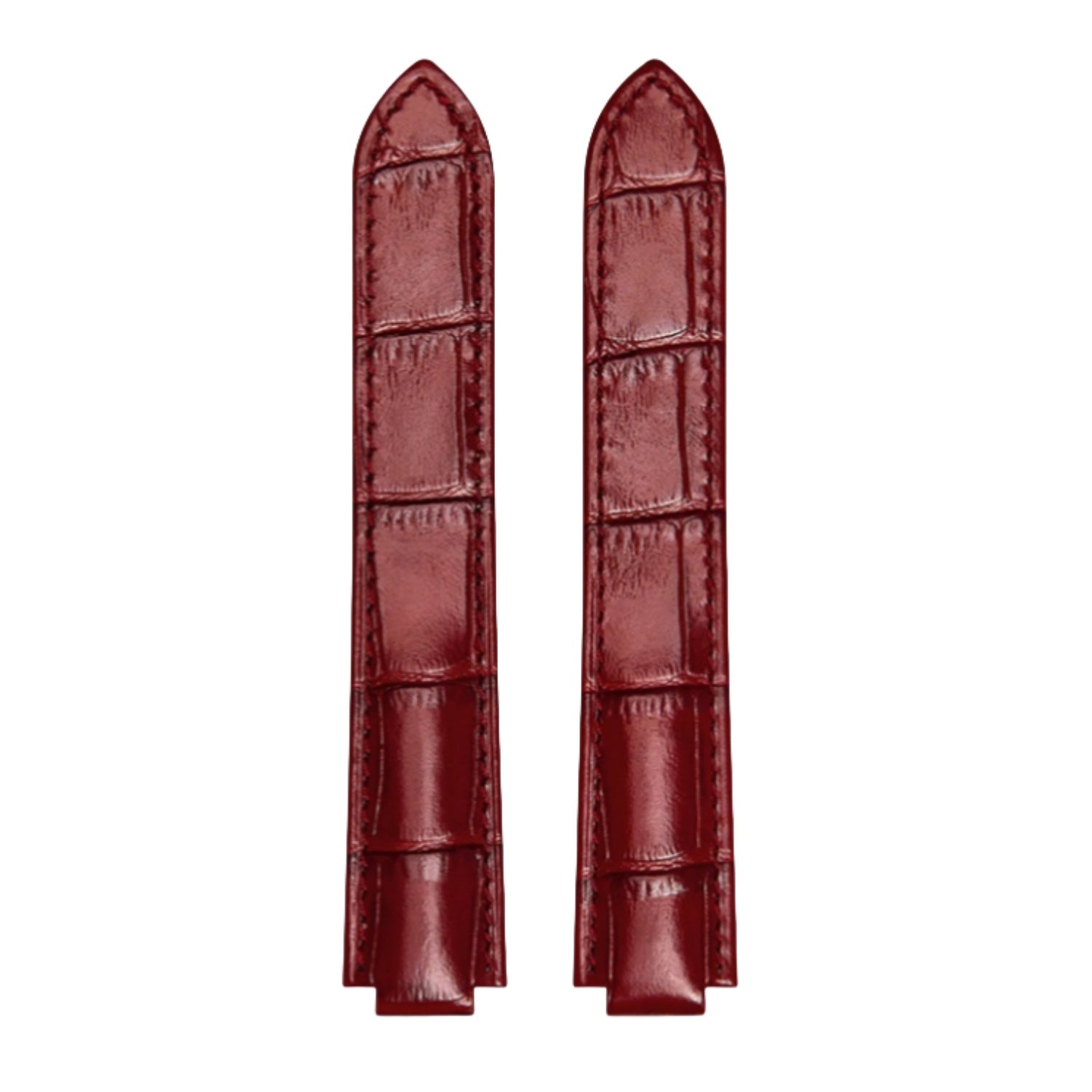 Genuine Alligator & Leather Watch Strap for Cartier Ballon Bleu 23mm Women's / 42mm Men's | Original Style