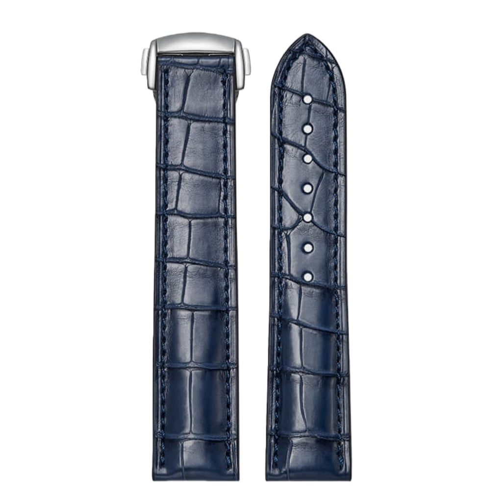 Genuine American Alligator Leather Watch Strap for Omega Men | Speedmaster 310.32.42.50.01.002, Seamaster 210.32.42.20.01.001, De Ville 424.13.40.21.02.001 | Premium Replacement Band