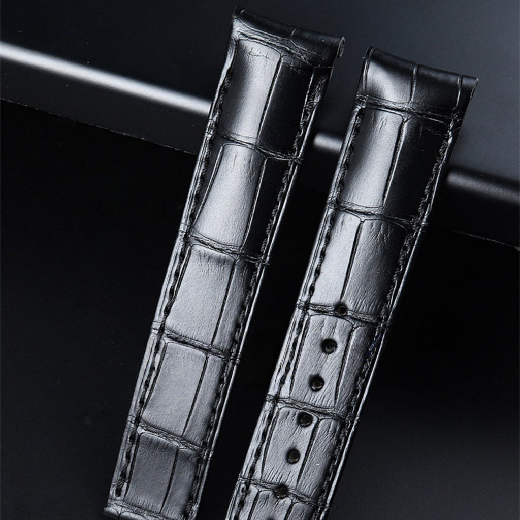 Fits Omega De Ville 41mm fold watch strap
