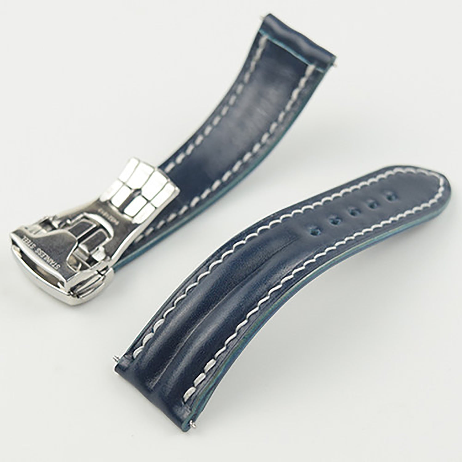 Horween Calfskin Leather Strap for Omega De Ville, Seamaster 300, and Speedmaster