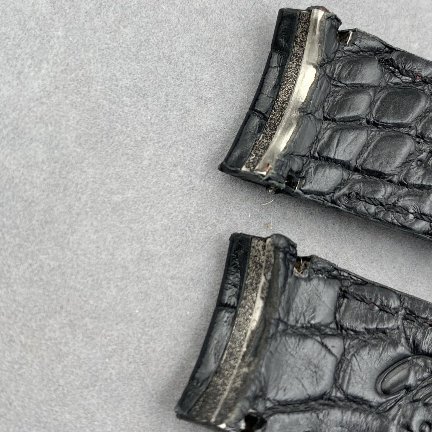 19mm Crocodile Leather Watch Strap Compatible with Glashütte Original